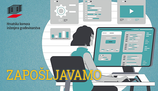 Hrvatska komora inženjera građevinarstva raspisuje javni natječaj za zapošljavanje