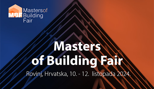 Masters of Building Fair (MBF)  - u Rovinju, od 10. do 12. listopada