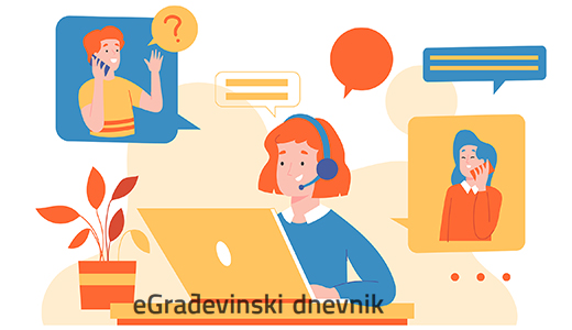 Novi brojevi korisničke podrške za eGrađevinski dnevnik