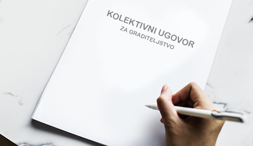 Objavljen kolektivni ugovor za graditeljstvo (pročišćeni tekst)