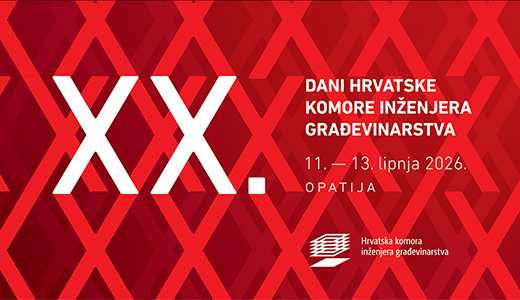 Prijava za 20. Dane Hrvatske komore inženjera građevinarstva